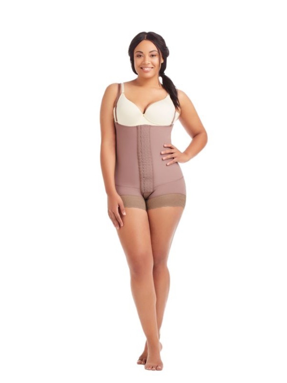 DELIÉ 09066 2XL Café-Colombian Faja High Compression Body Shaper – Waist & Tummy